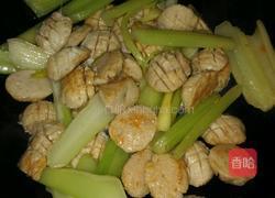 西芹炒肉丸的做法图解4