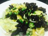 大葱木耳炒鸡蛋