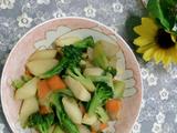 清炒山药西兰花