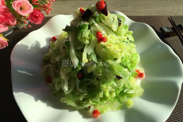 凉拌圆白菜