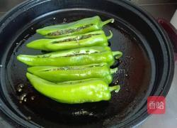虎皮青椒包肉的做法图解8