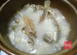 自晒海鱼干煲猪腩肉青菜煲的做法图解4
