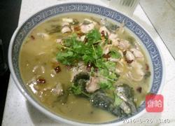 酸菜生鱼的做法图解11