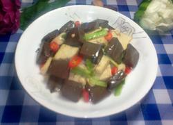 鸡血炒豆腐