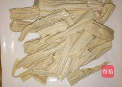 炒腐竹的做法图解1