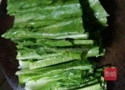清炒油麦菜的做法图解2