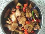 五花肉烧茄子