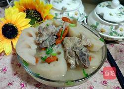 菜脯莲藕煲排骨的做法图解1