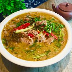 酸汤金针汆肥羊的做法[图]