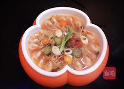 宝宝辅食－鲜虾鱼肠面的做法图解4