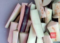 豆角烧茄子的做法图解2