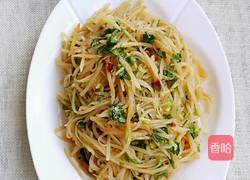 土豆丝拌香菜的做法图解6