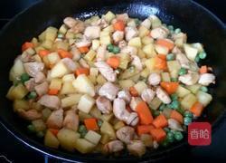 咖喱鸡肉焗饭的做法图解6