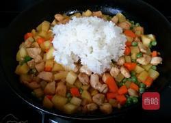 咖喱鸡肉焗饭的做法图解7