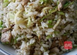 白菜炒饭的做法图解5