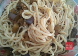 肉末茄子拌面的做法图解6
