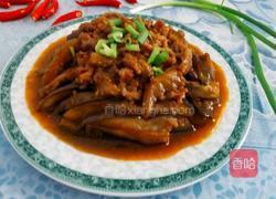 油焖肉末茄子的做法图解8