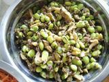 雪菜榨菜毛豆炒肉丝