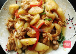 土豆炒鸡的做法图解9