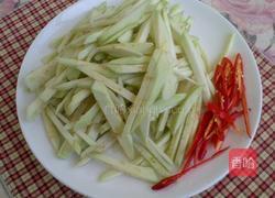 辣炒茄子丝的做法图解2