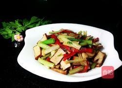 豆干炒芹菜的做法图解9