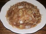 大白菜腌肉炒粉条