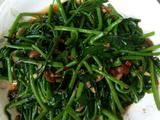 水豆豉炒豆腐菜