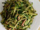 瘦肉丝炒黄瓜