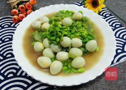丝瓜毛豆鹌鹑蛋的做法图解9
