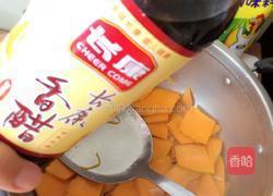 酸甜南瓜蒜片羹的做法图解4