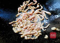 鱼腥草炒肉丝的做法图解4