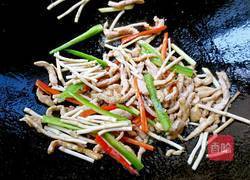 鱼腥草炒肉丝的做法图解5