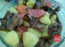 土豆焖鸭的做法图解3