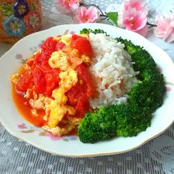 番茄炒鸡蛋盖饭图片大全 MjUweDI1MA