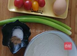 爱心圣女果煎饼的做法图解1