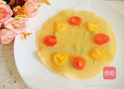 爱心圣女果煎饼的做法图解11