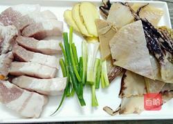 鱿鱼干烧五花肉的做法图解4