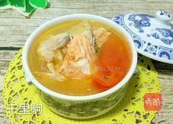 番茄三文鱼头汤的做法图解7