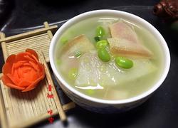 冬瓜毛豆咸肉汤