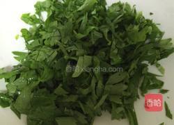 芹菜叶煎饼的做法图解1