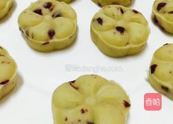 枣泥馅绿豆糕的做法图解3