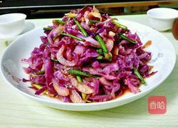 蒜香紫甘蓝的做法图解10