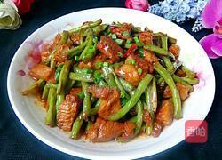 豇豆红烧肉的做法图解15