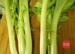 虾米枸杞芥菜的做法图解1