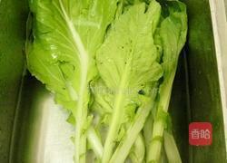 虾米枸杞芥菜的做法图解2