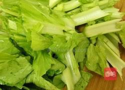 虾米枸杞芥菜的做法图解3