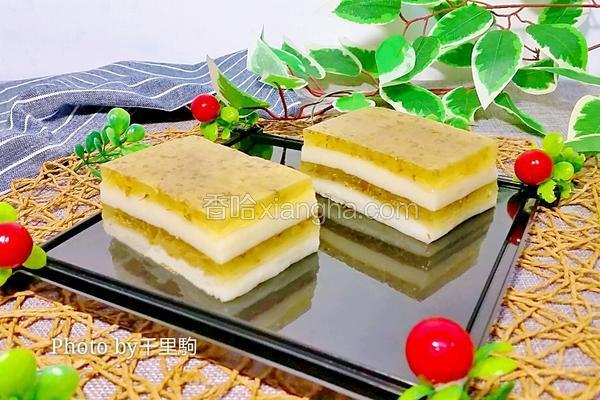 椰汁桂花糕的做法 菜谱 香哈网 椰汁桂花糕的做法 菜谱 香哈网