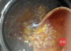 玉米花豆粥的做法图解4