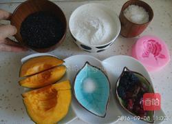 黑米松糕的做法图解1