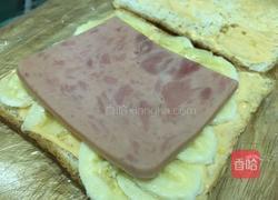 香蕉火腿三明治的做法图解4